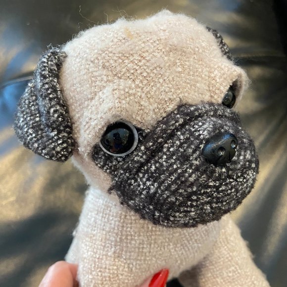 PUG PLUSH Aurora Realistic Plush Plastic Eyes Nose Weighted Companion - Picture 2 of 9